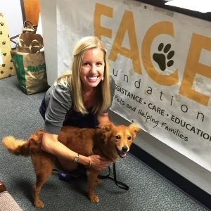 Rebecca Schaffer with Tawny